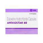 アンキシオスター60 Anxiostar60、ジェネリックシンバルタ、デュロキセチン60mg 箱